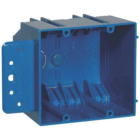 dual gang plastic electric box|2 gang metal outlet box.